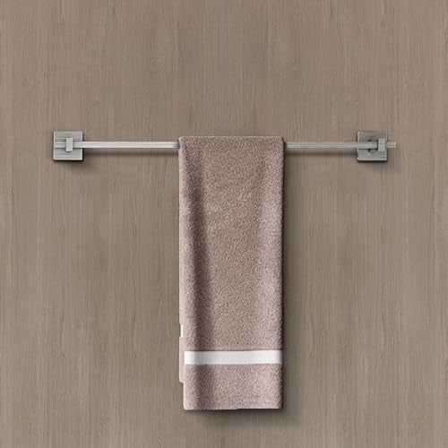 Kohler Towel Bar 606 mm | SS304 Stainless Steel Bathroom Towel Rod | Corrosion Resistant, Anti-Fingerprint, Anti-Peel | 17kg Load Capacity, 2 Years Warranty (Brushed Stainless Steel Finish) - Image 1
