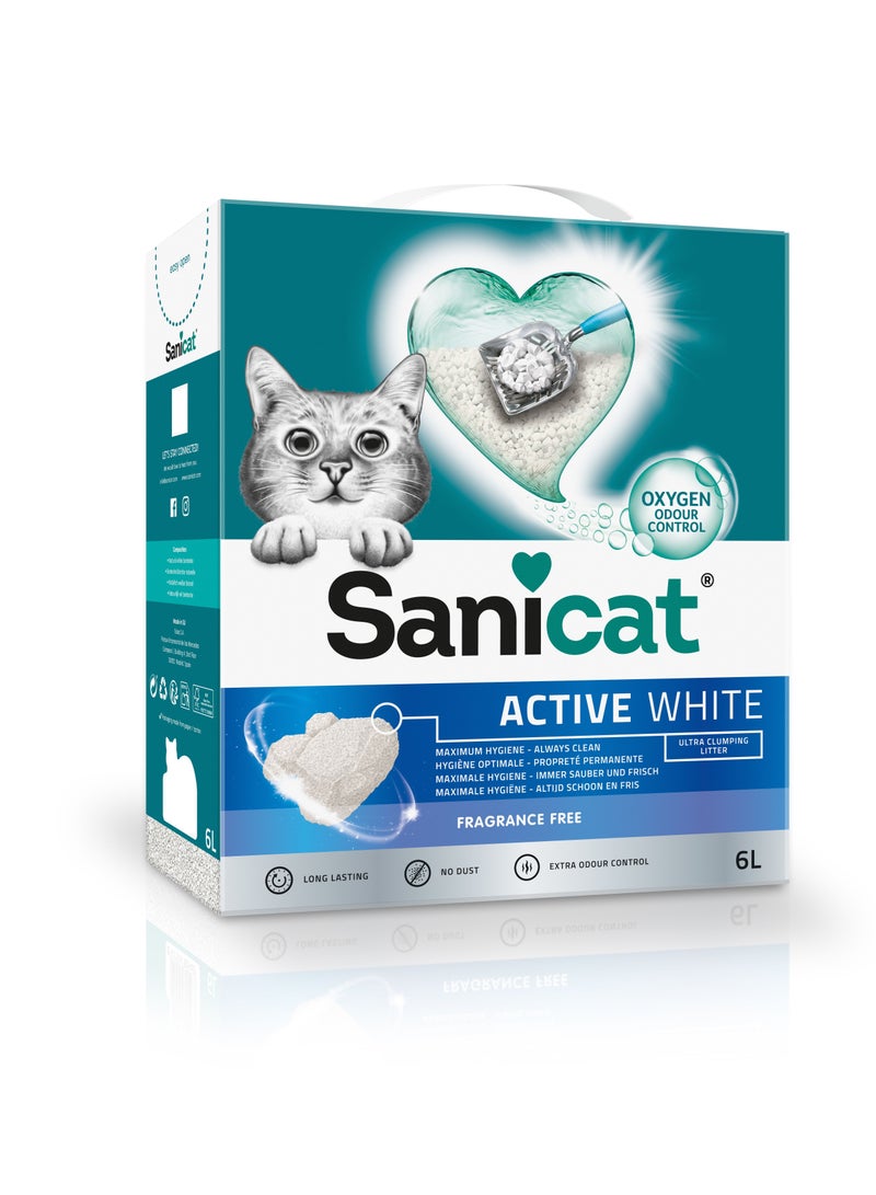 Sanicat Active White Oxygen 6 Litter - Image 1