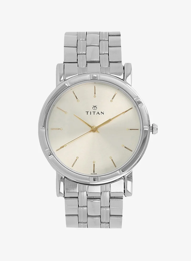 TITAN Titan Quartz Analog Silver Dial Stainless Steel Strap Watch for Men