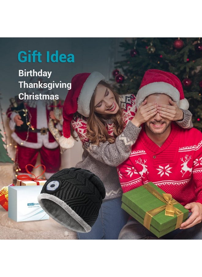 HIGHEVER - Rechargeable LED Beanie Hat with Headlamp - Winter Running Camping Gifts for Men Women Kids - Image 1