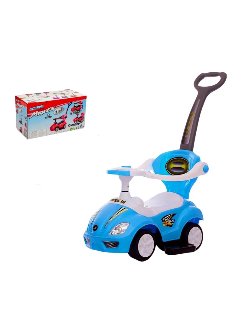 MEGA Push Bar Walker Car Ride On Toy For Kids