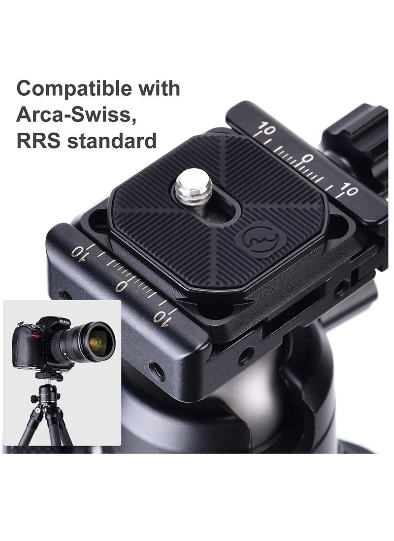 CP-39 Quick Release Plate for Cameras, One-Piece Design Compatible with Arca-Swiss and RRS, Ideal for Secure Mounting and Easy Access.