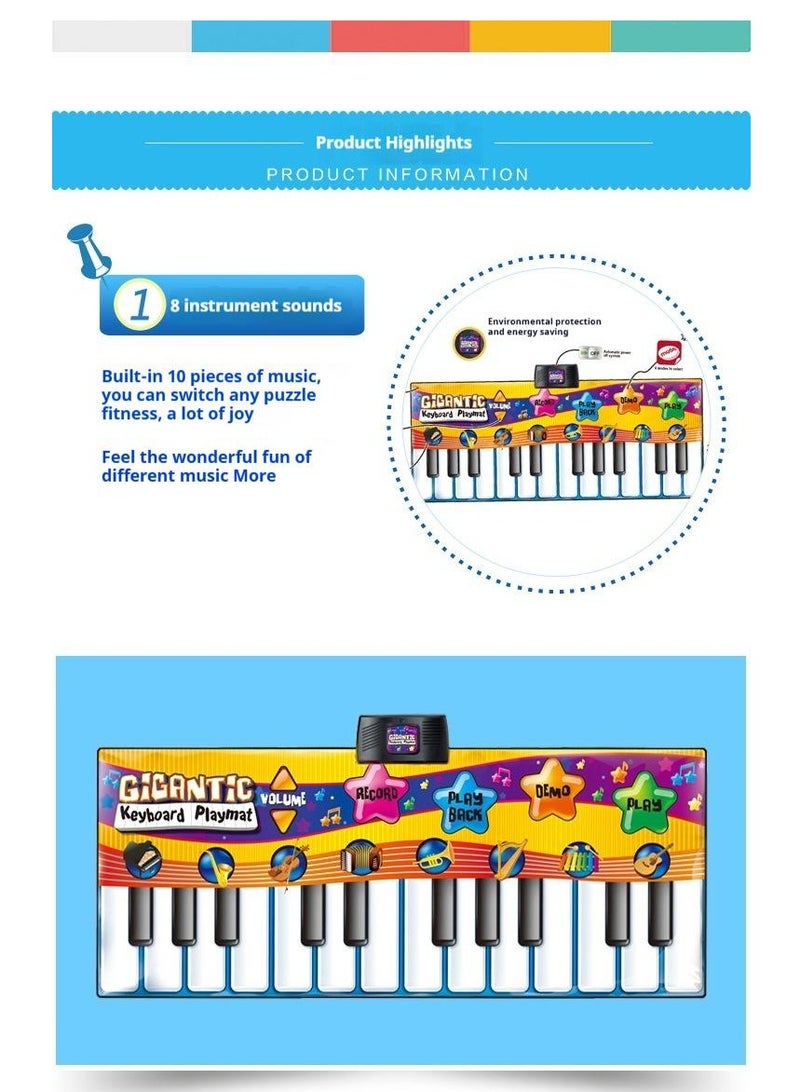 Y&D Gigantic Step And Play Piano Toy  - Image 3