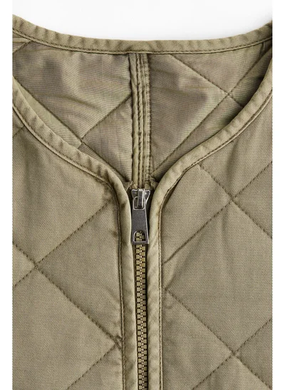 اتش اند ام Quilted cotton jacket
