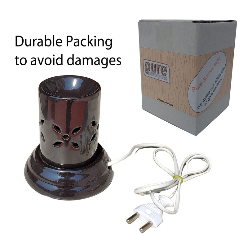 Pure Source India Electric Aroma Diffuser for Home (10 ml Rose & Lavender Fragrance) - Image 5
