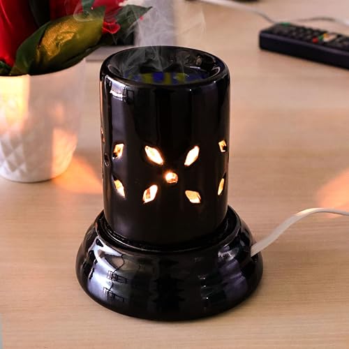 Pure Source India Electric Aroma Diffuser for Home (10 ml Rose & Lavender Fragrance) - Image 1