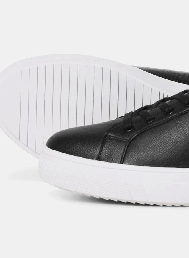 JACK & JONES Round Toe Lace Up Sneakers