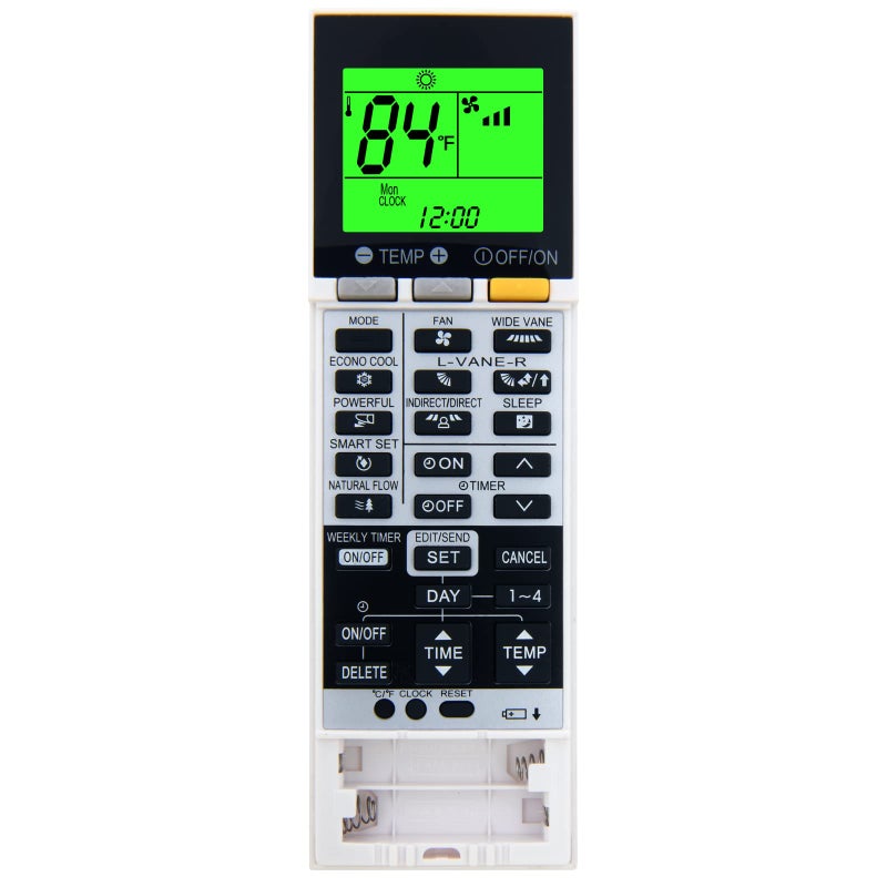 CHOUBENBEN CHOUBENBEN Replacement for Mitsubishi Electric Mr Slim Air Conditioner HVAC Remote Control MSZFH06NA MSZFH09NA MSZFH12NA MSZFH15NA MSZFH18NA MSZFH18NA2 
