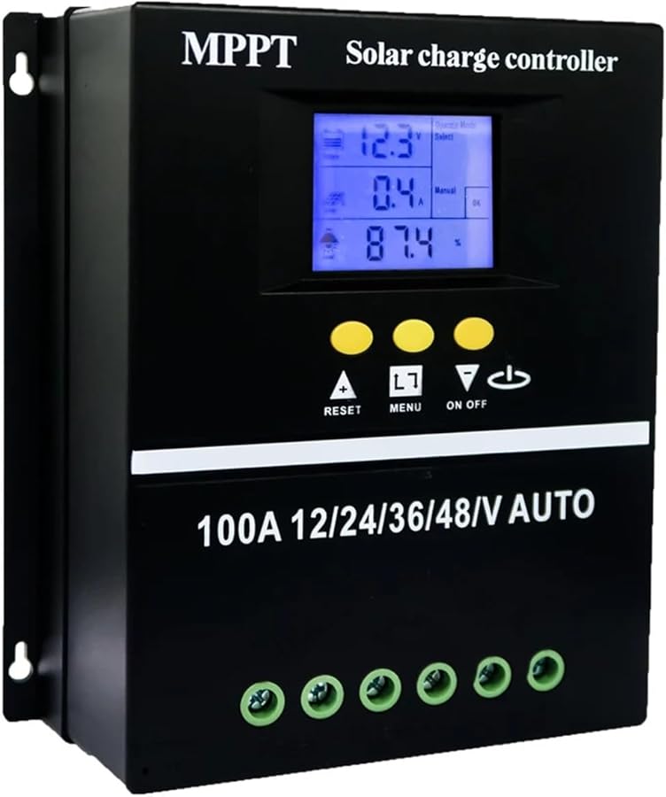 MPPT Solar Charge Controller 100A 12V 24V 36V 48V For Lead Acid And Lithium Battery - Image 2