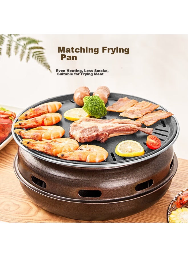 Whitepeak Barbecue Grill, Home Charcoal Korean-style Grill, Charcoal Grill, Barbecue Rack, Indoor Charcoal Stove, Charcoal Enclosure - Image 3