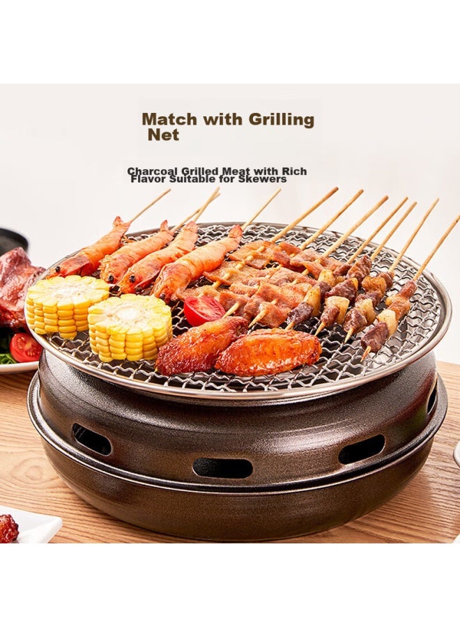 Whitepeak Barbecue Grill, Home Charcoal Korean-style Grill, Charcoal Grill, Barbecue Rack, Indoor Charcoal Stove, Charcoal Enclosure - Image 2