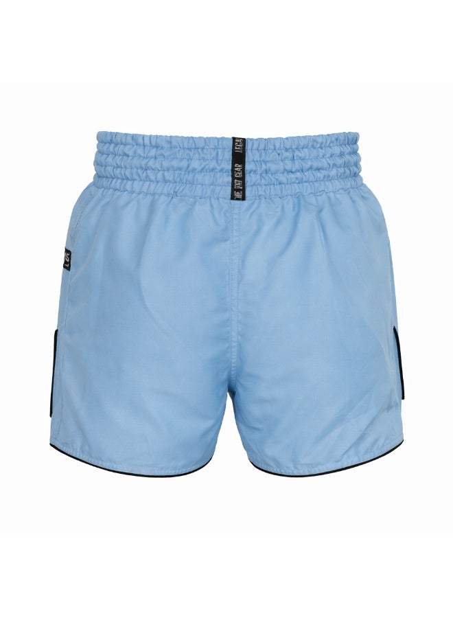 BLYSS Performance Gear Muay Thai Shorts PULSE Sky Blue - Image 2