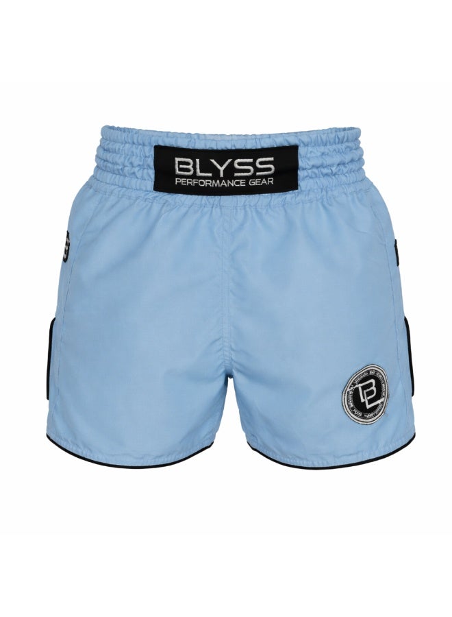 BLYSS Performance Gear Muay Thai Shorts PULSE Sky Blue - Image 1