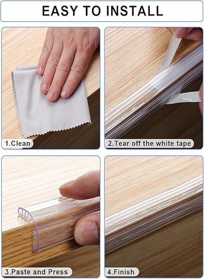 Zeccorp 3-Meter Upgraded Baby Proofing Ultra Soft Edge Protector, Transparent Anti-Collision Strip with Strong Adhesive, Child Soft Air Cushion Corner Protectors for Furniture Table Cabinets,3m - Image 4