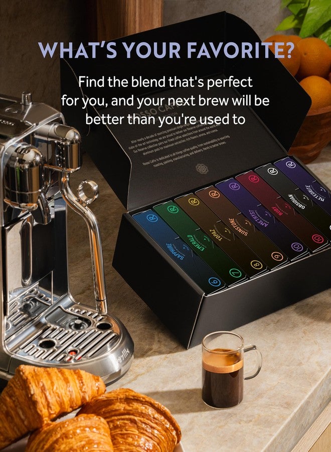 ROSSO CAFFÈ Espresso Coffee Pods for Nespresso Original Machines - 80 Capsules Variety Pack, 8 Signature Flavors, Medium to Dark Roast - Image 5