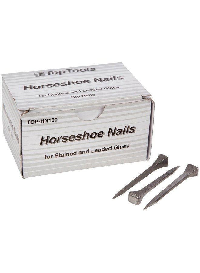 Aanraku - Top Tools Steel 2 Inch Horseshoe Nails Box of 100