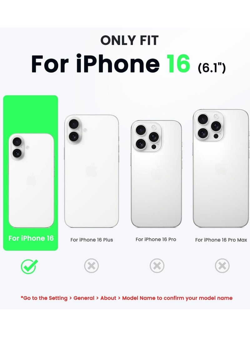 BORTONY iPhone 16 Case 6.1 inch Liquid Silicone Case iPhone 16 Cover Gel Rubber Soft Silky Touch Shockproof Thin Protective Cover for Apple iPhone 16 - Image 2