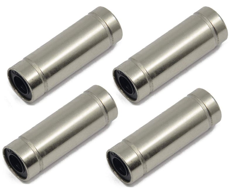 ReliaBot 4PCs LM6LUU Linear Ball Bearing Nickel Plated 6mm x 12mm x 35mm for 6mm Linear Motion Shaft Rod for 3D Printer and CNC Machine - Image 1