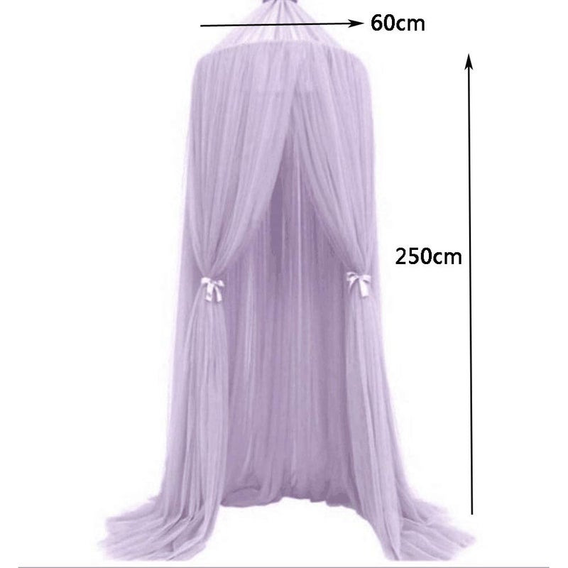 ESUPPORT Dome Princess Bed Canopy Round Lace Mosquito Net Play Tent Hanging House Decoration Netting Curtains for Indoor Outdoor - Image 5