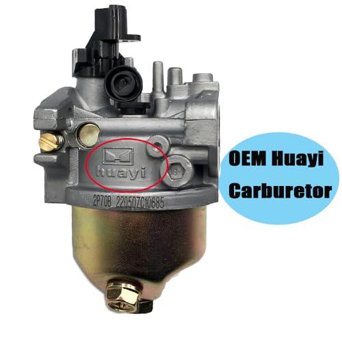IBVIBV Carburetor Carb for A201658 Powermate PFTT140BE PFTT150B Front Tine Tiller, PWFT14022 Field Trimmer, PFTT142 11" 150cc Front Tine Tiller, Huskee 21'' Cutting Width Trimmer HUAYi 2P70B - Image 2