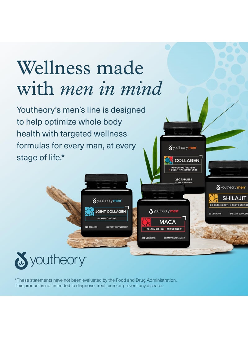 youtheory Men Joint Collagen 18 Amino Acids 120 Tablets - Image 4