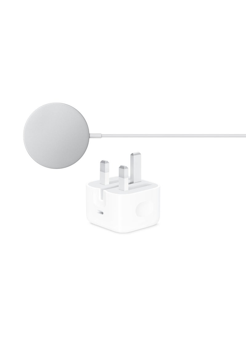 Generic Fast Magnetic Wireless Charging Pad Magsafe Charger With 3Pin Adapter  - Image 2