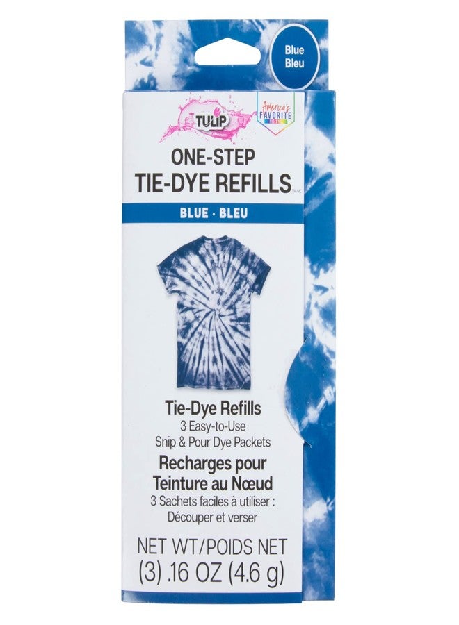 Tulip One-Step Tie-Dye Kit , 3 Fabric Dye Refill Packs, Packs, Blue - Image 1
