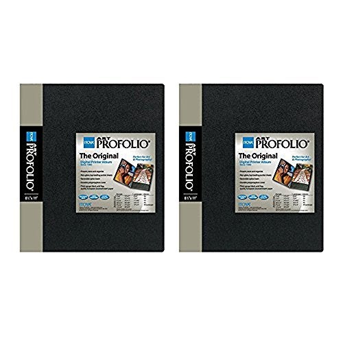 Itoya Original Art Profolio 8.5" x 11" Storage/Display Book (24 pages, 2-pack) - Image 1