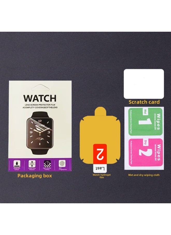 Generic For Apple IWatch Ultra Watch Film IWatch S9 S8 S7 S6 Full Screen Watch Hydraulic Film-Color:Open Corner. Yellow Model  Boxed-Size:【42MM】iWatch 1/2/3  - Image 1