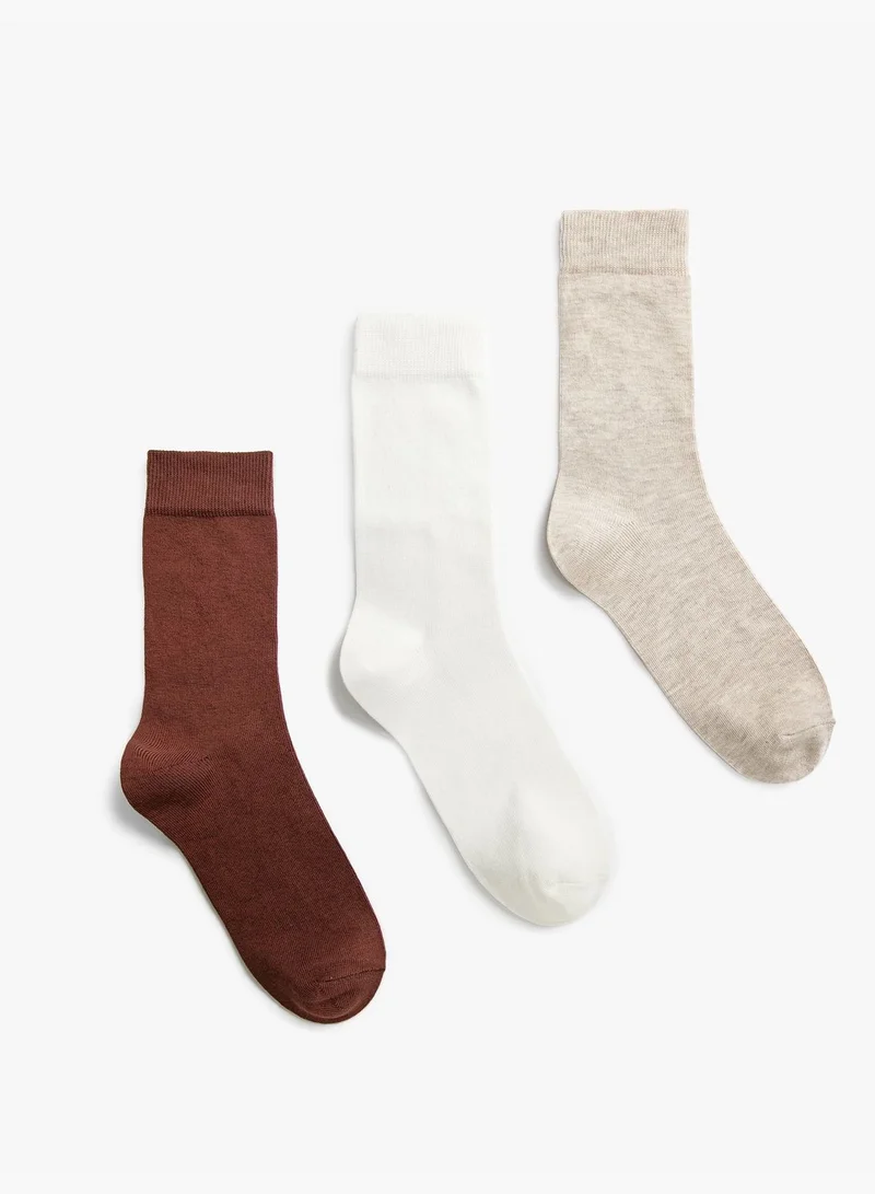 KOTON 3-Pack Socket Socks Set