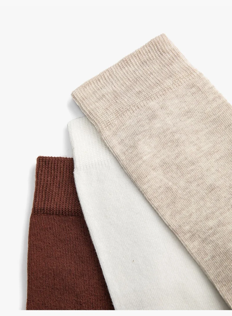 KOTON 3-Pack Socket Socks Set