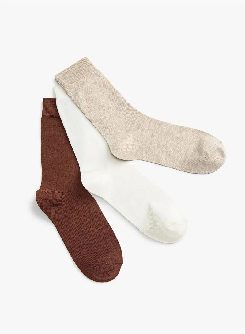 KOTON 3-Pack Socket Socks Set