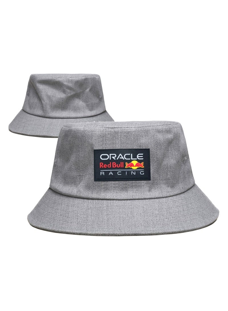 ORACLE Red Bull Racing Logo Light Grey Daily Versatile Bucket Hat