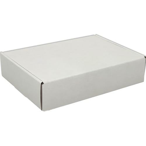 Lmuze Small White Shipping Boxes for Small Business Pack of 25-9x6x2 inches Cardboard Corrugated Mailer Boxes for Shipping Packaging Craft Gifts Giving Products - Image 5