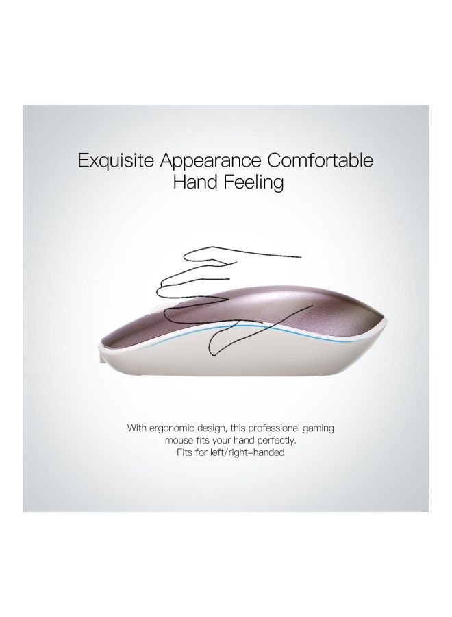 NIBEMINENT Wireless Optical Mouse White  - Image 5