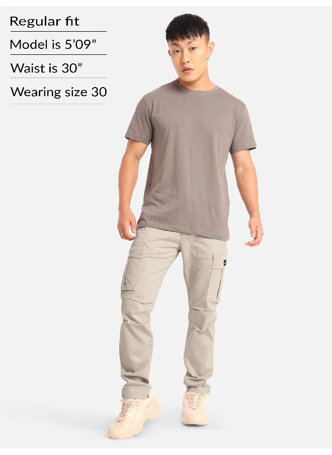 بيونغ Cream Cargo Pants for Men