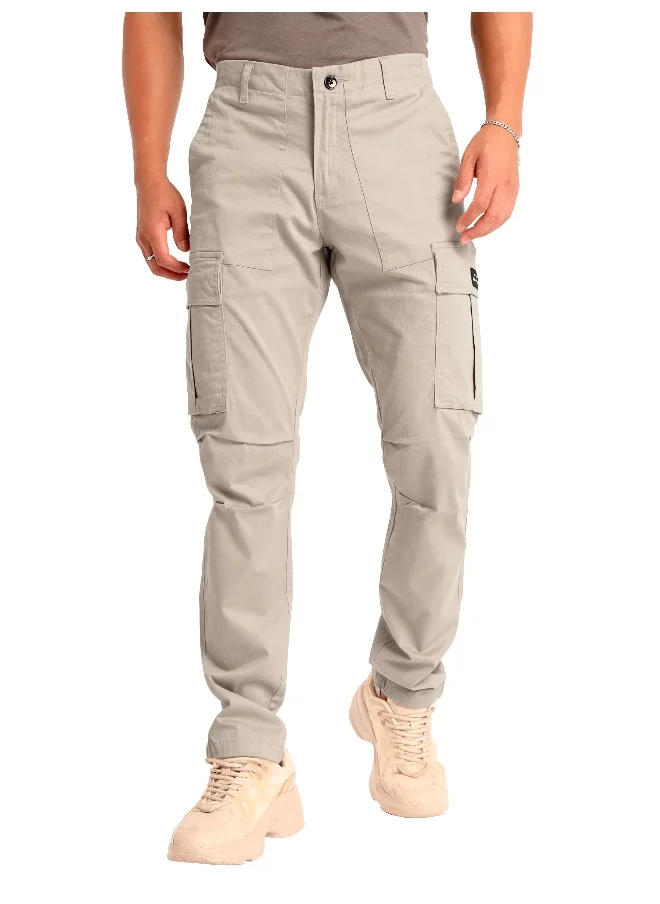 بيونغ Cream Cargo Pants for Men