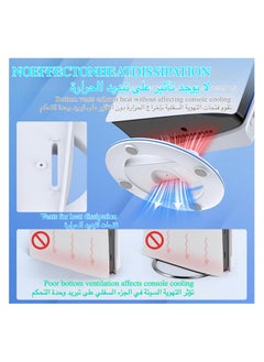 Ipega Vertical Stand for PS5 Slim Console Disc and Digital with Screw,Playstation 5 Slim Console（White）  - Image 4