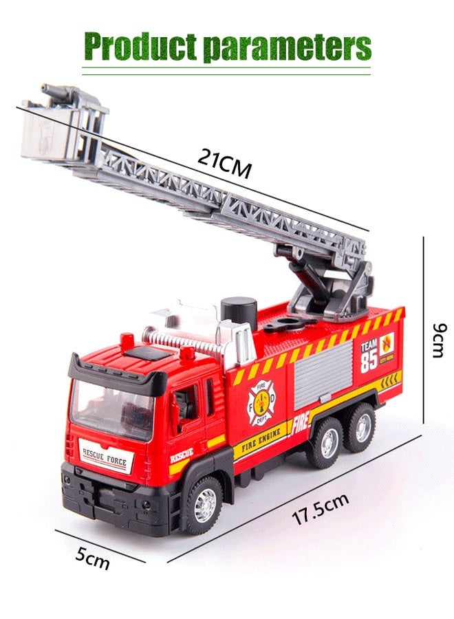 XiuWoo Spray Water Truck Toy Firetruck Fireman Fire Truck/engine Vehicle Car Music Light Educational Boy Eletric Toys for Children  - Image 2