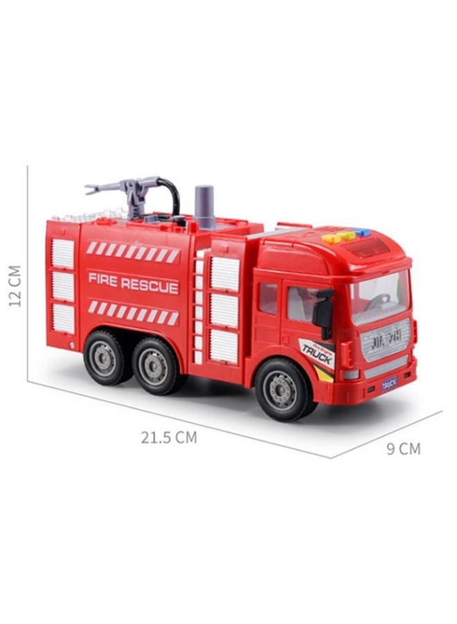 XiuWoo Spray Water Truck Toy Firetruck Fireman Fire Truck/engine Vehicle Car Music Light Educational Boy Eletric Toys for Children - Image 2