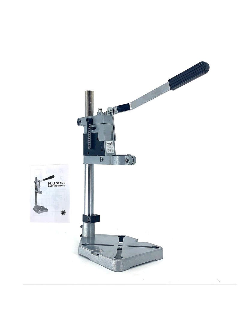 XDLB XDLB IMITABLE 400mm Electric Drill Stand Power Tools Accessories Bench Drill Press Stand DIY Tool Base Frame Drill Holder Drill Chuck Angle Drill 13 mm Chuck Size DRILL NOT INCLUDED  - Image 1