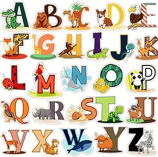 DEKOSH Alphabet Wall Decals - Colorful ABC Wall Stickers for Kindergarten, Playroom & Baby Nursery - Image 1