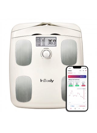 InBody H20B Smart Full Body Composition Analyzer Scale - Full Body Digital Scale, BMI Measurement Tool, Body Fat Analyzer, Muscle Mass Inbody Scale - Bluetooth Connected, Soft White - pzsku/Z4FE86DEE49FD0CBA631BZ/45/_/1727378383/842922a7-76dc-48ab-8a40-f789f911dfc8