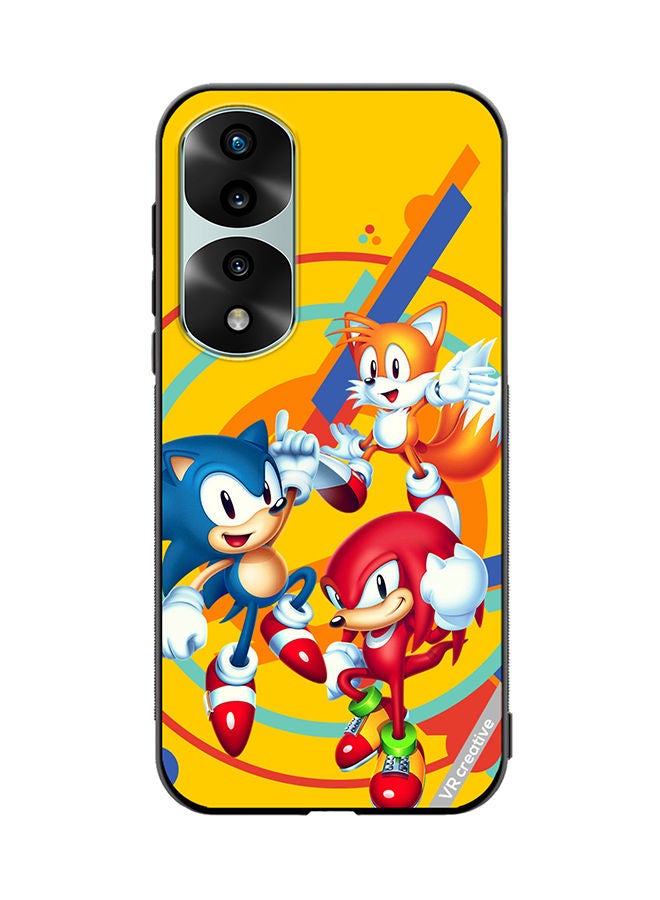 VR CREATIVE Protective Case Cover For Honor 70 Pro plus Sonic Design Multicolour - Image 1