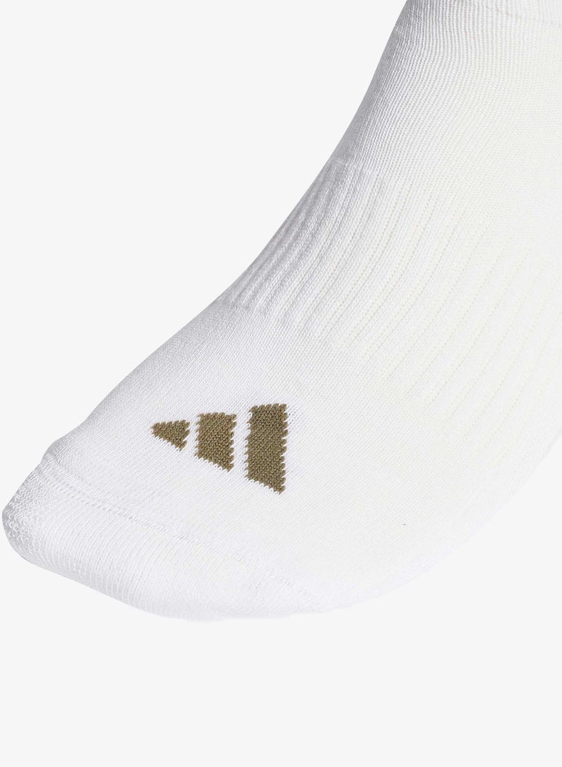 Adidas 3 Pack 3-Stripes Cushioned Crew Socks - Image 3