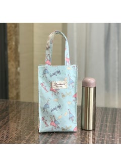 1 x 5 pcs New Korean Style Waterproof Tote for Bottles and Umbrellas Blue Bear Head