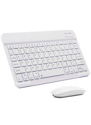 Wireless Keyboard|Mouse, Bluetooth Wireless Rechargeable Keyboard with Charging Cable, Ultra Thin Keyboard for iPad Smartphone Computer, Compatible with Android/iOS/Windows/Mac System-Blue - pzsku/Z4FE8B5875F2FC76E85CBZ/45/_/1693734561/009f2d39-b9ef-41f9-8bea-8f5e04c3ba13
