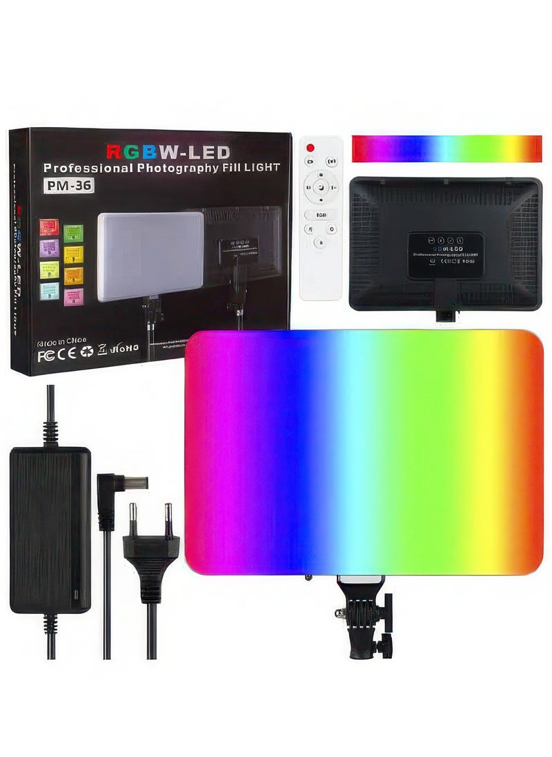 BESTON - Beston RGB light PM-36 with color range 3000-6500, Number of Led Lamps 352, (40 Watt) (Model :PM-36) - Image 1