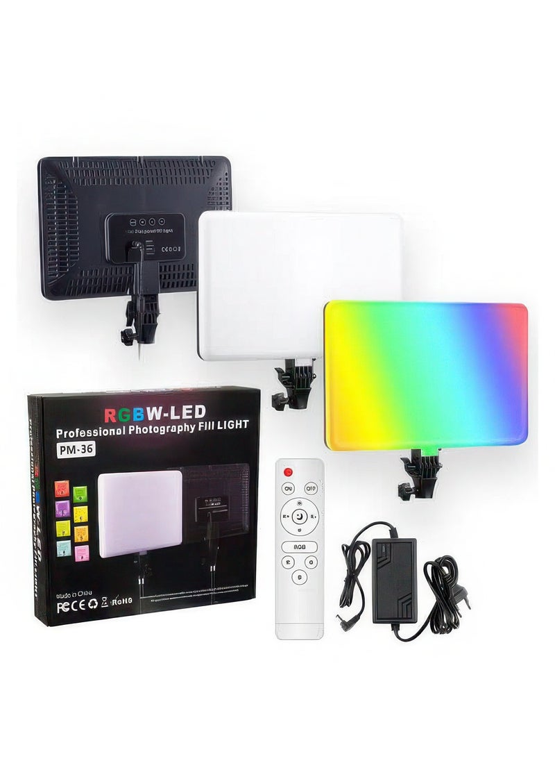 BESTON Beston RGB light PM-36 with color range 3000-6500, Number of Led Lamps 352, (40 Watt) (Model :PM-36)  - Image 1