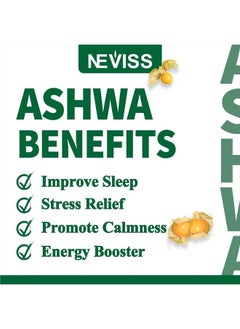 NEVISS Ashwagandha Gummies 2000mg, Feel Refreshed, Plus Proprietary Blend with L-Theanine, 5-HTP, Lemon Balm, Magnesium for Calm, Zzzs & Relaxation Support, 120 Count  - Image 3